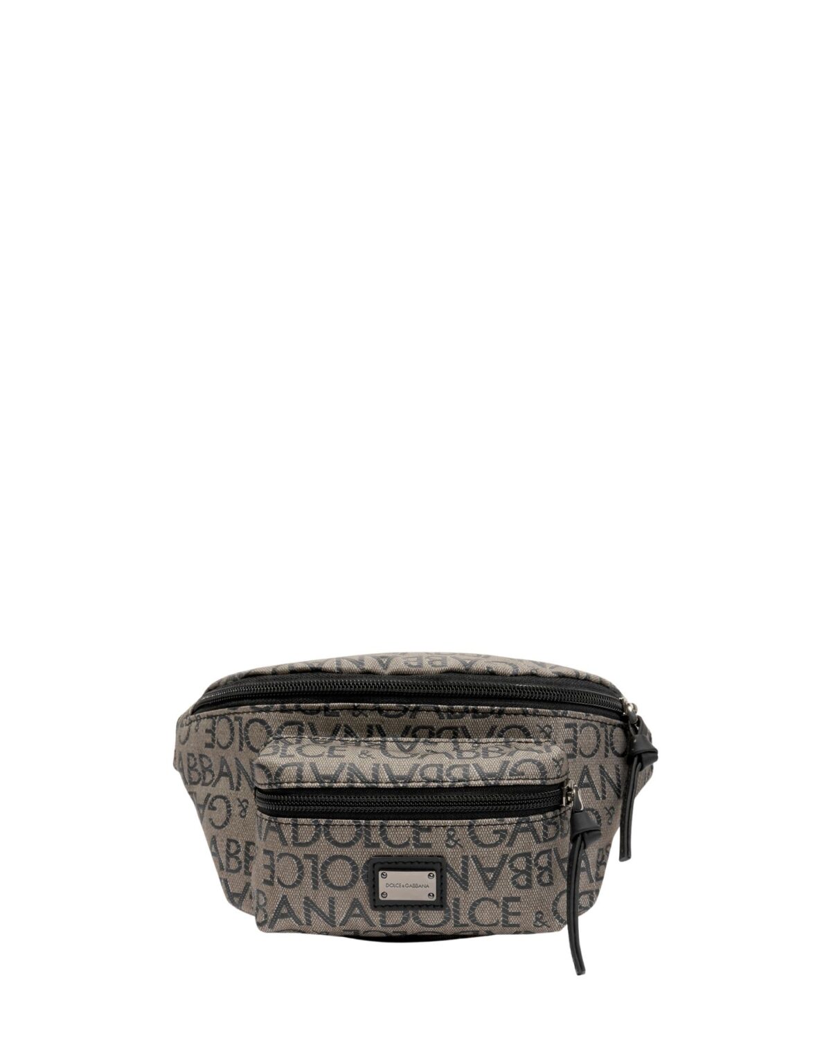 DOLCE & GABBANA MARSUPIO MARRONE/NERO